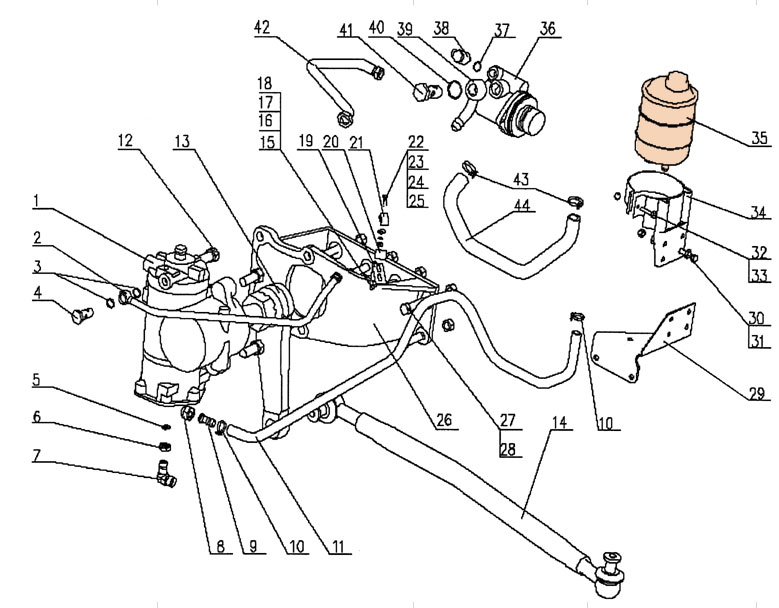 Steering Oil Tank