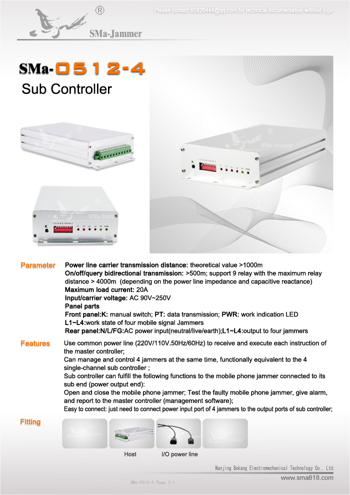 Four-Channel Sub Controller Four-Channel Sub Controller