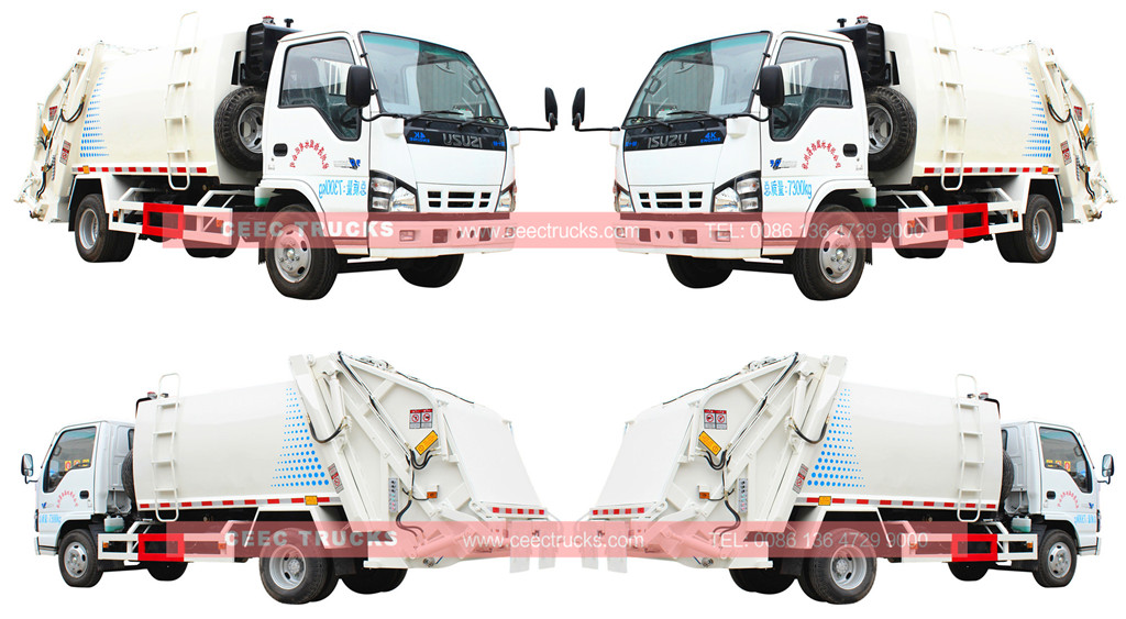 ISUZU 5cbm refuse compactor truck