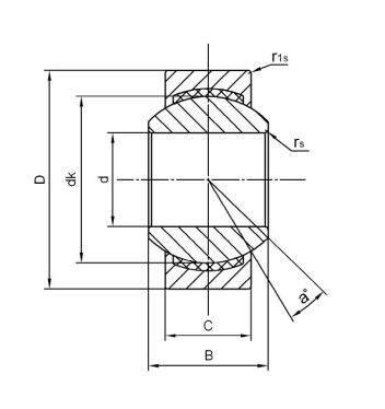 SGE30PW Stainless Steel Radial Spherical Plain Bearings