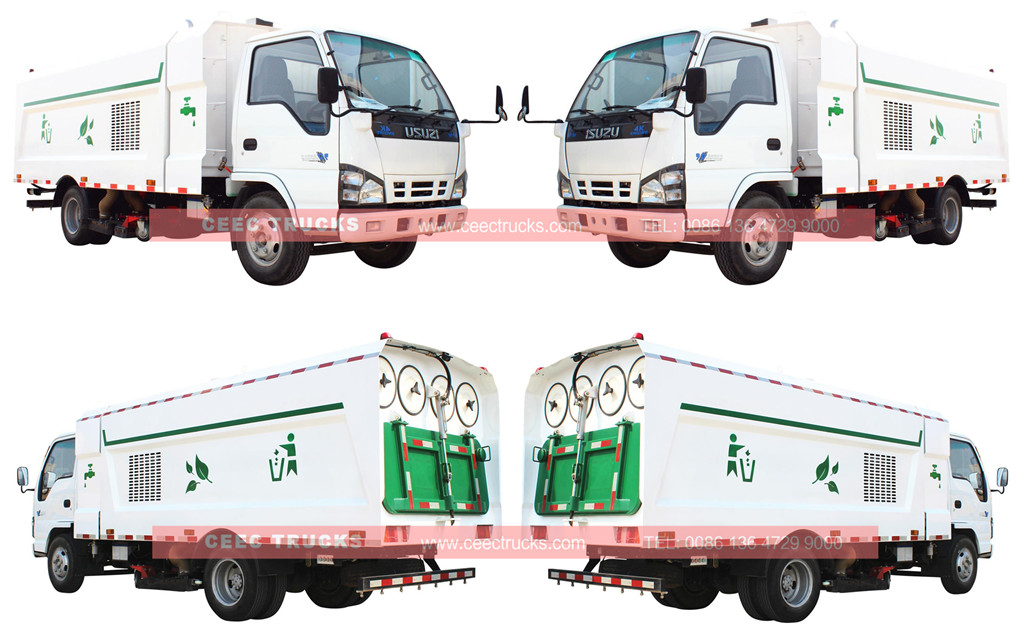 wholeview for ISUZU sweeper truck