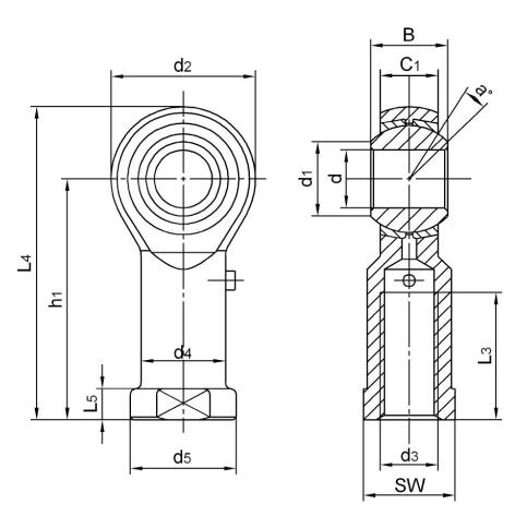 SPHS20 Stainless Steel Rod Ends