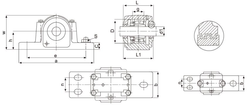 Plummer Block Bearing SAF511