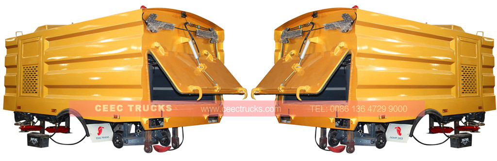 golden color 5cbm road sweeper kit