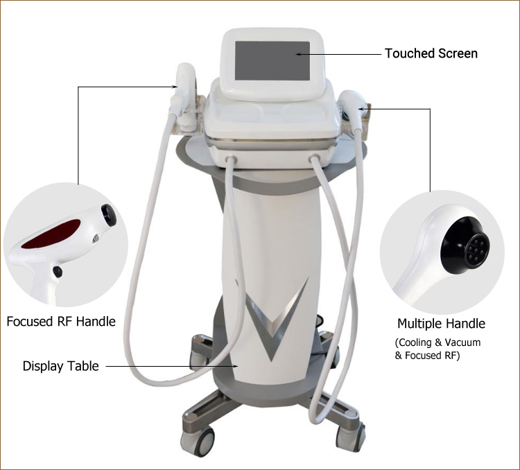 Portable 40.68MHz rf thermolift facial machine for skin tightening and wrinkle removal