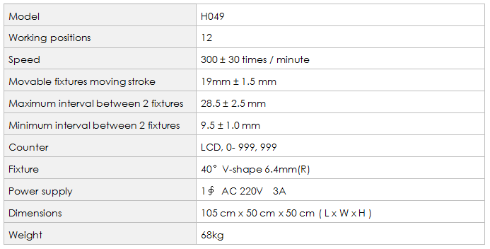 H049A Upper and Vamp Material Flexing Tester