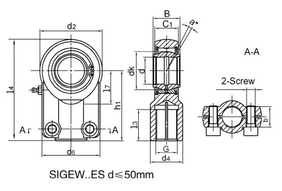 SIGEW32ES Hydraulic Rod Ends