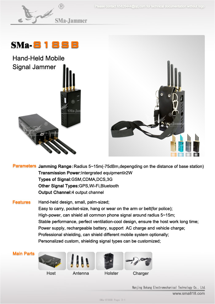 Phone Type Signal Jammer Phone Type Signal Jammer