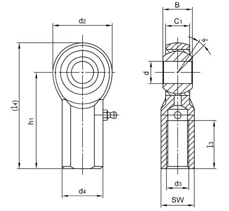 Chromoly Steel Rod Ends JFX4T