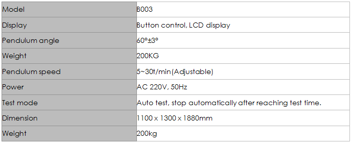 B003 Luggage Comprehensive Function Tester