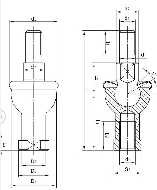 Ball Joints SQZ12-RS Ball Joints SQZ12-RS