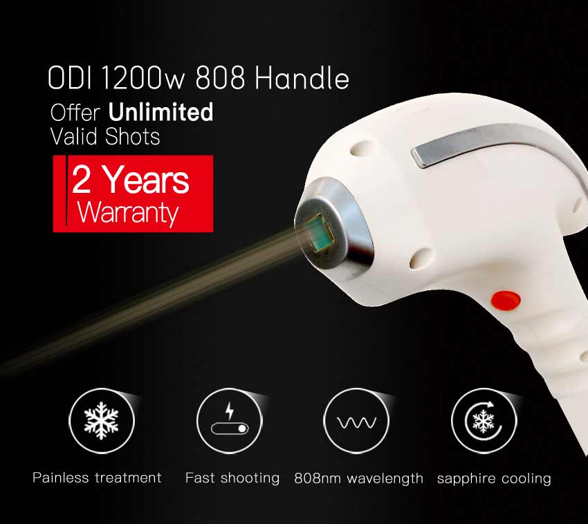 808nm diode laser hair removal machine