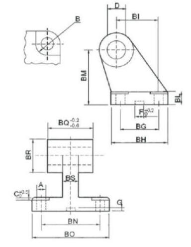 Wide Hinge ISO-SDB63