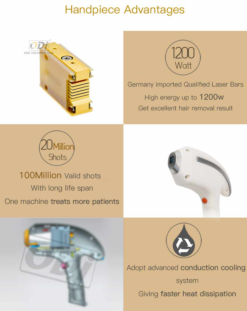 808nm Diode Laser Hair Removal Machine