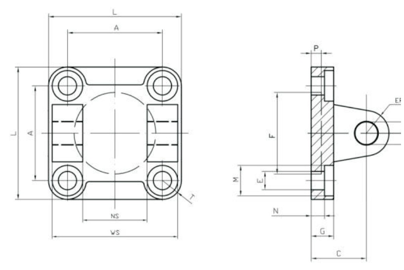 Female Hinge MP2-63