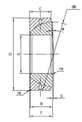 Angular Contact Spherical Plain Bearing GAC25S