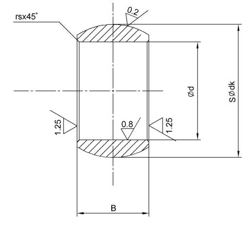 Stainless Steel ball B-GE12C