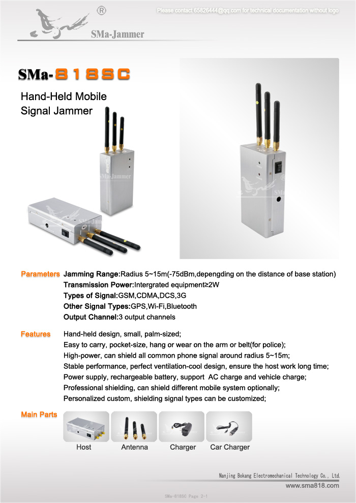 Pocket Size Signal Jammer