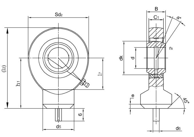 Hydraulic Rod Ends SK35ES