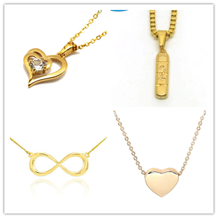 Small Size Solid Gold Heart Pendant