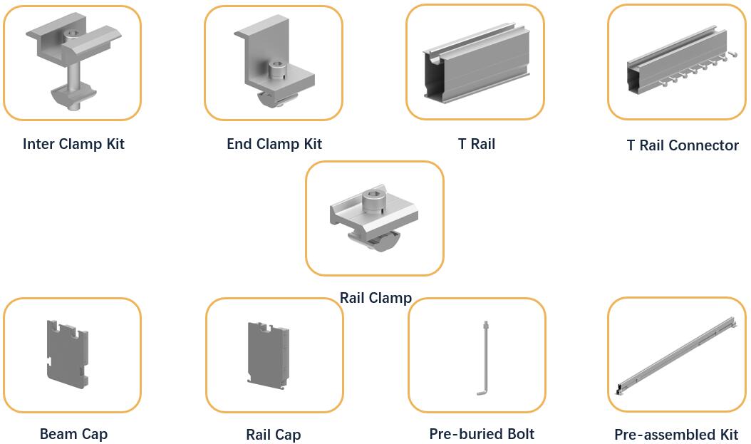 ground screw carport parts