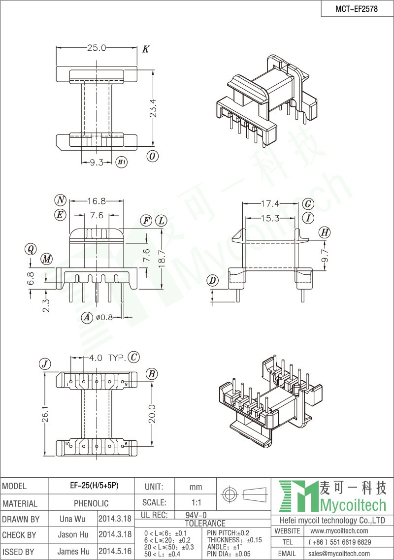 EF25 bobbin in factory price