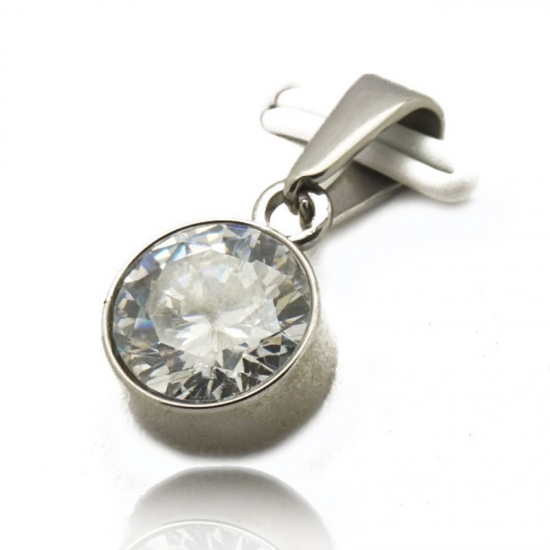Zircon Silver Jewelry Pendant