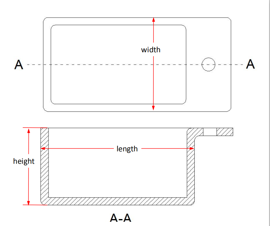 Alumina Ceramic Combustion Boat with hole size details Alumina Ceramic Combustion Boat with hole size details