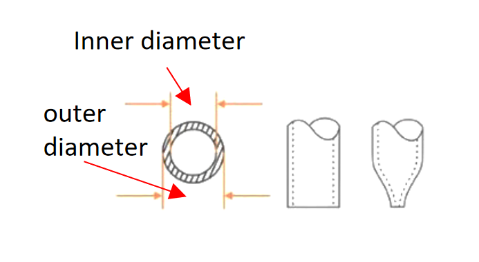 Alumina Tube (both sides open) size details