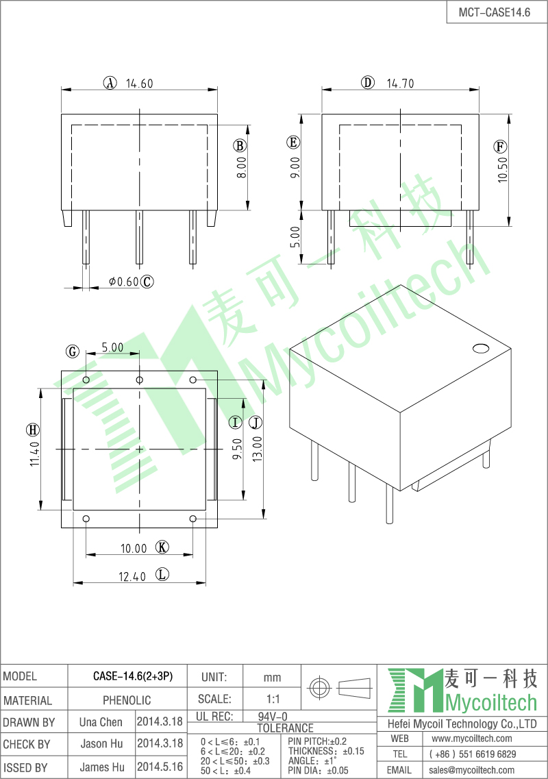 Transformer case 14.6