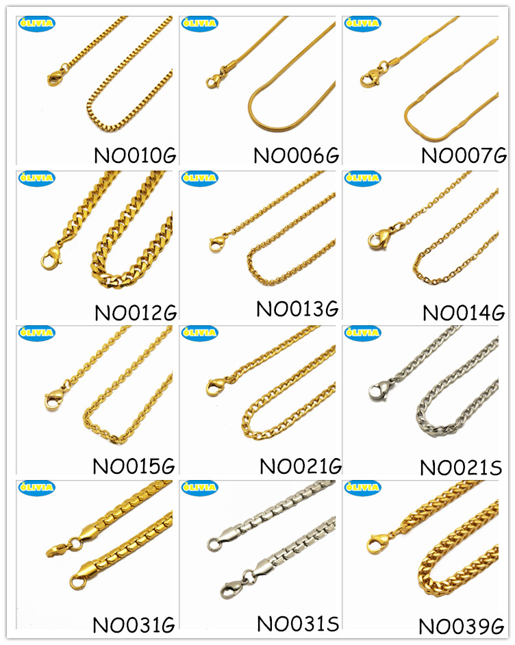 China Wholesale High Polished Trendy Fashion Women Girls Personalized Custom Jewelry 18k Gold Stainless Steel Necklaces China Wholesale High Polished Trendy Fashion Women Girls Personalized Custom Jewelry 18k Gold Stainless Steel Necklaces