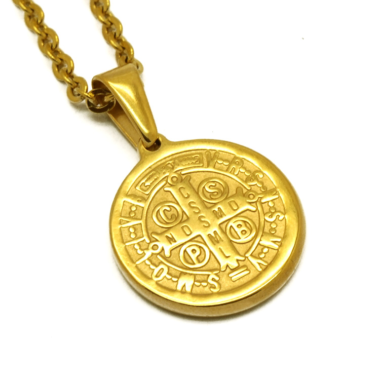 Religious 18K Gold Pendant Design Necklace Stainless Steel Virgin Mary Pendant Necklace Religious 18K Gold Pendant Design Necklace Stainless Steel Virgin Mary Pendant Necklace