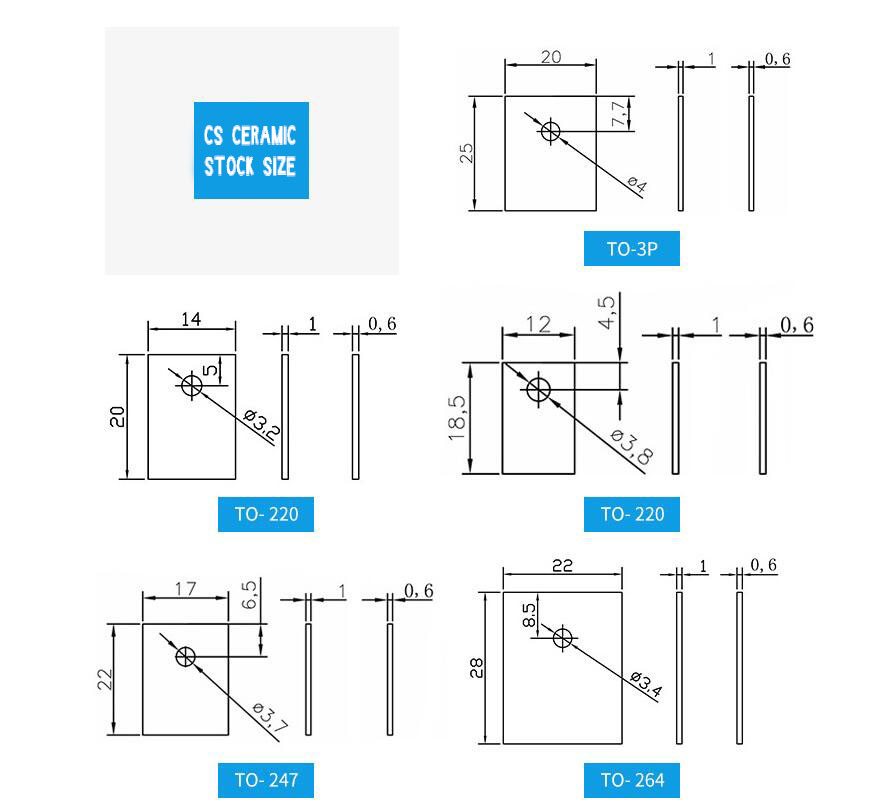 industrial alumina ceramic plate standar size