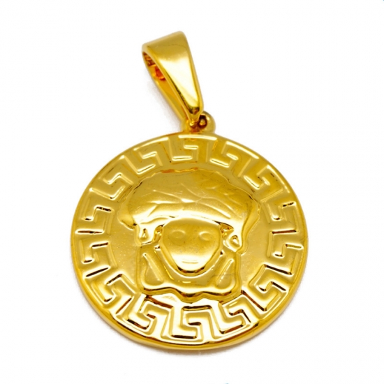 religious coin pendant