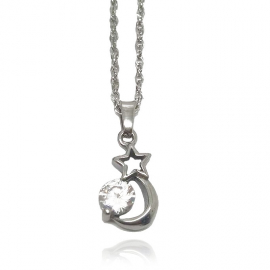 Moon and Star Necklace Moon and Star Necklace