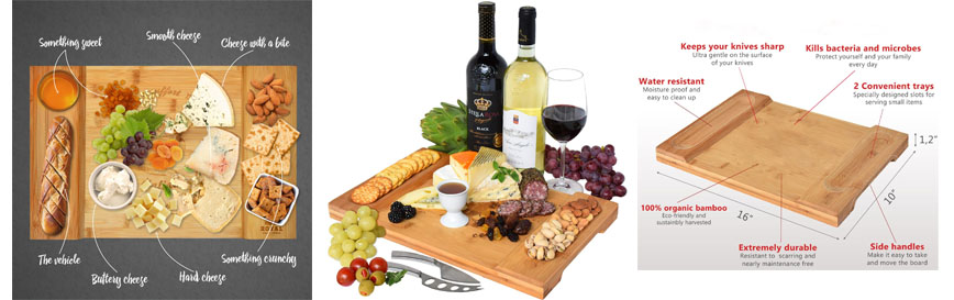 Bamboo Cheese Board Bamboo Cheese Board