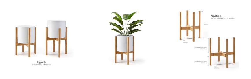 Bamboo Plant Stand