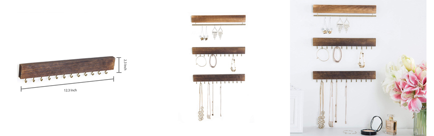 Wood Jewelry Organizer