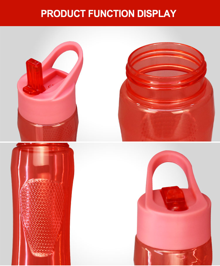 red water bottle