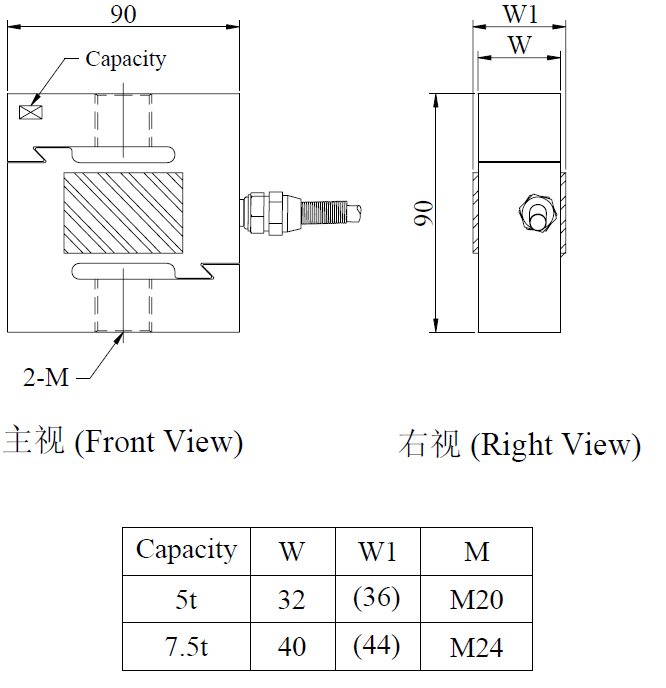 tension load cell NS3