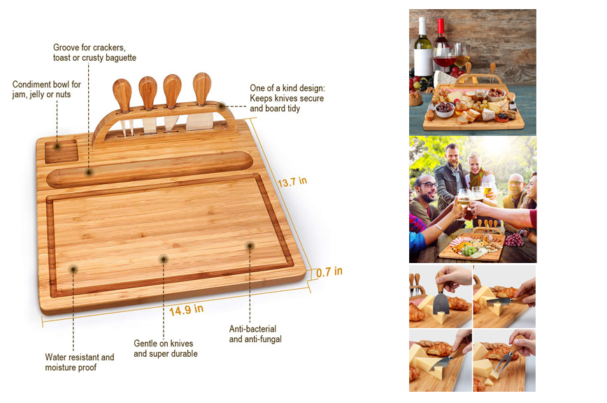 Large Bamboo Cheese Board