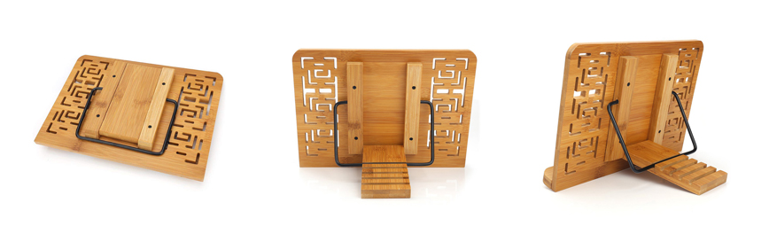 Bamboo Book Stand Bamboo Book Stand