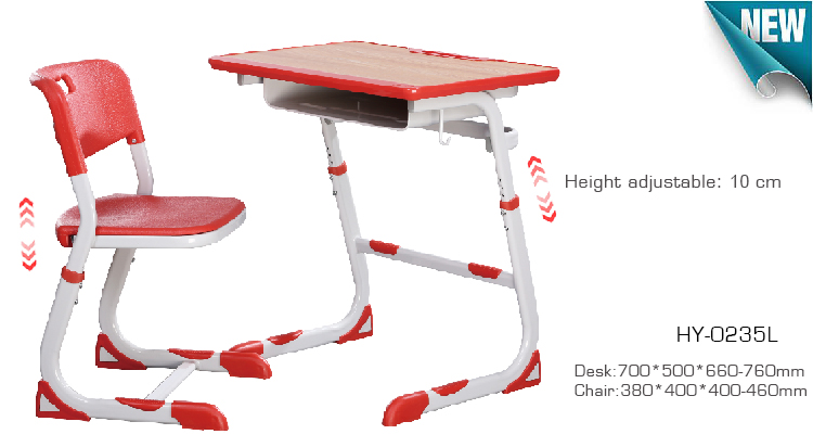 adjustable school desk and chair