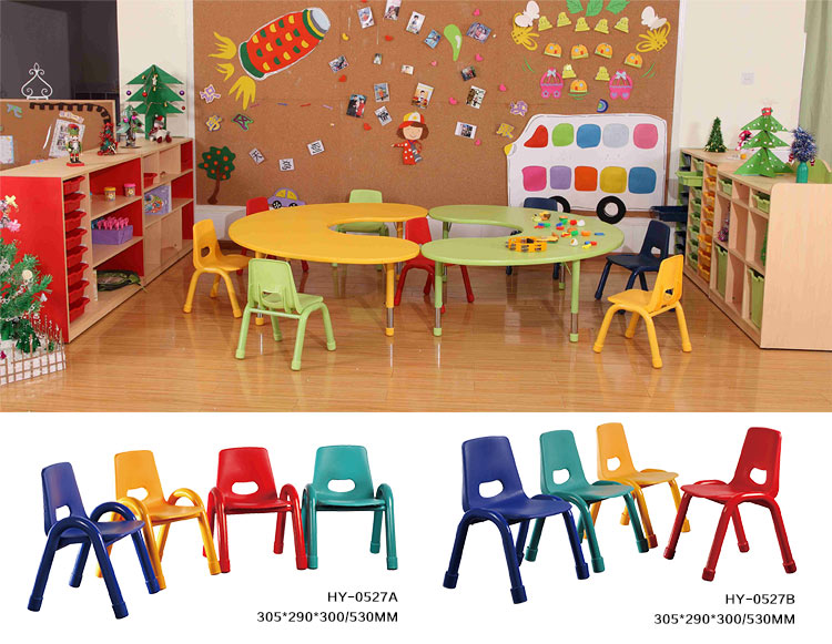 color plastic kids chair