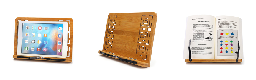 Bamboo Book Stand Bamboo Book Stand