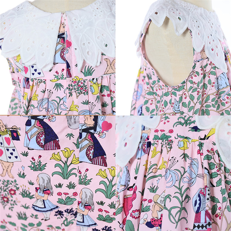 Floral Cotton Girls Dresses 