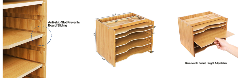 Bamboo Desk Organizer Bamboo Desk Organizer