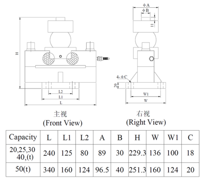 double shear beam load cell ND2