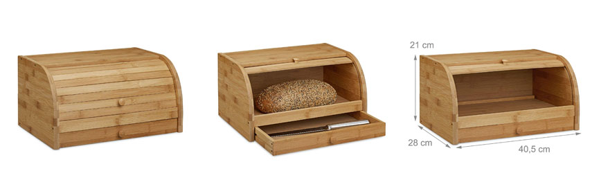 bamboo bread box