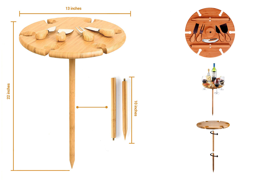 bamboo picnic table